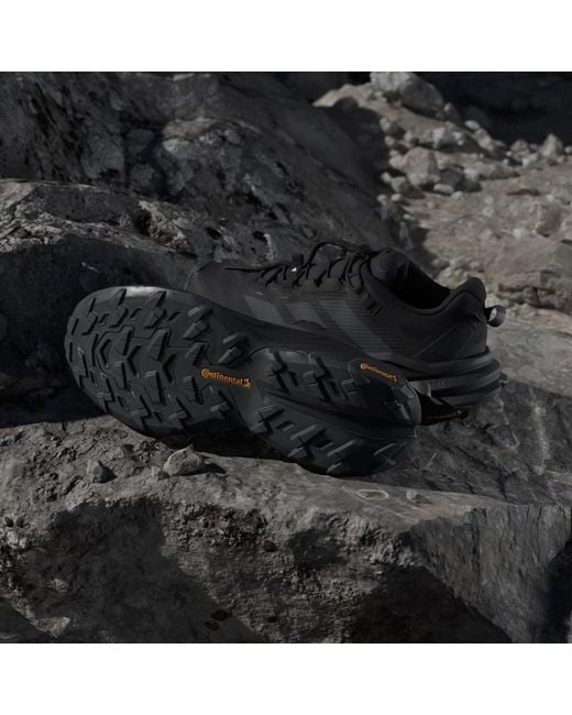 Adidas Black Terrex Freehiker Sl Gore-Tex Hiking Shoes for men
