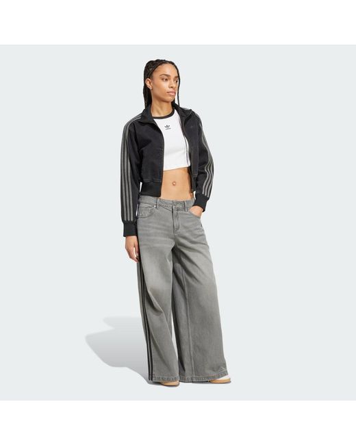 Adidas Gray Adicolor Denim Adilenium Pant