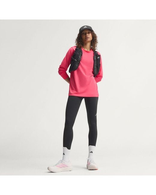 Adidas Pink Adi365 Runners Long-Sleeve Top Long-Sleeve Top