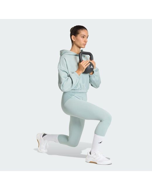 Adidas Blue Yoga Cover-Up