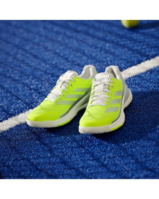 Adidas Green Crazyquick Lightstrike Padel Shoes