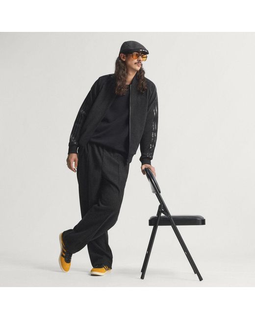 Adidas Black Premium Track Top for men