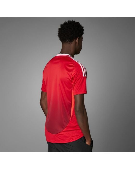 Adidas Red Manchester United 24/25 Home Jersey for men