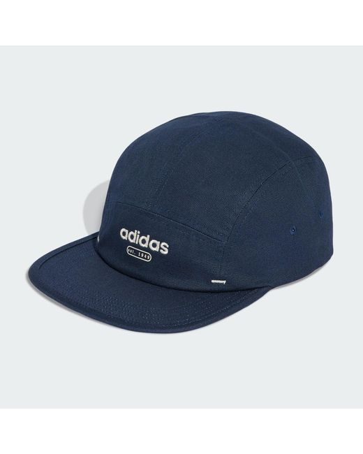 Adidas Blue Kappe, Canvas, 5 Bahnen
