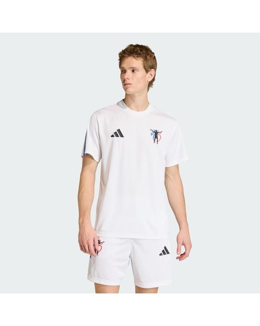 Adidas White Jude Bellingham Training Tee for men