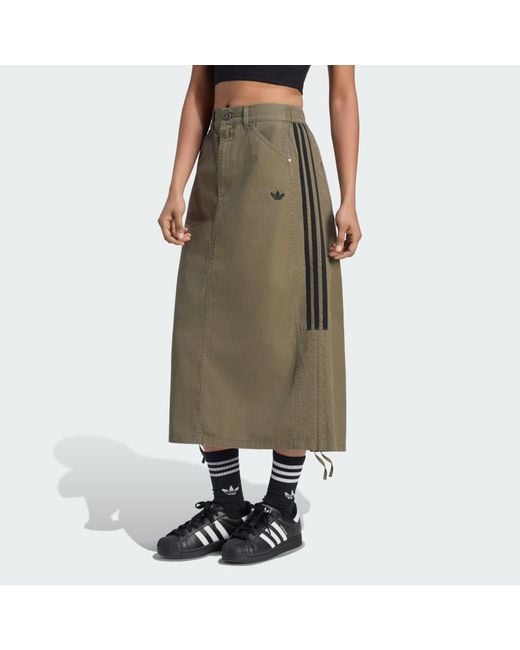 Adidas Brown Parachute Skirt