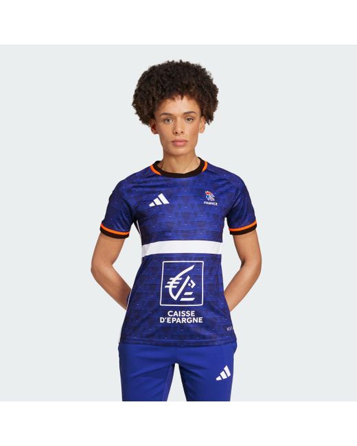 Adidas Blue Team France Handball Jersey