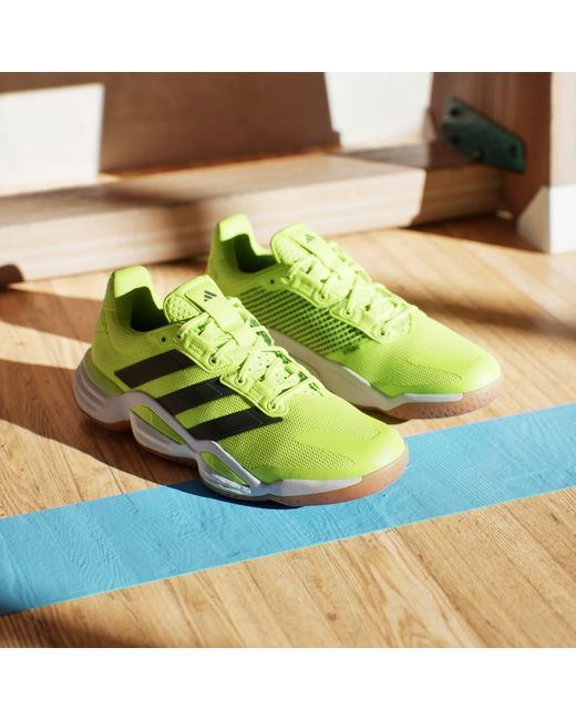 Adidas Yellow Stabil 16 Indoor Shoes for men