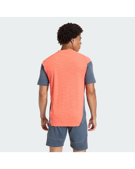 Adidas Orange Fc Bayern 2025/2026 Tiro25 Pro Training Jersey for men