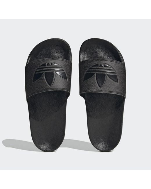 Adidas Black Adilette Lite Slide Sandals