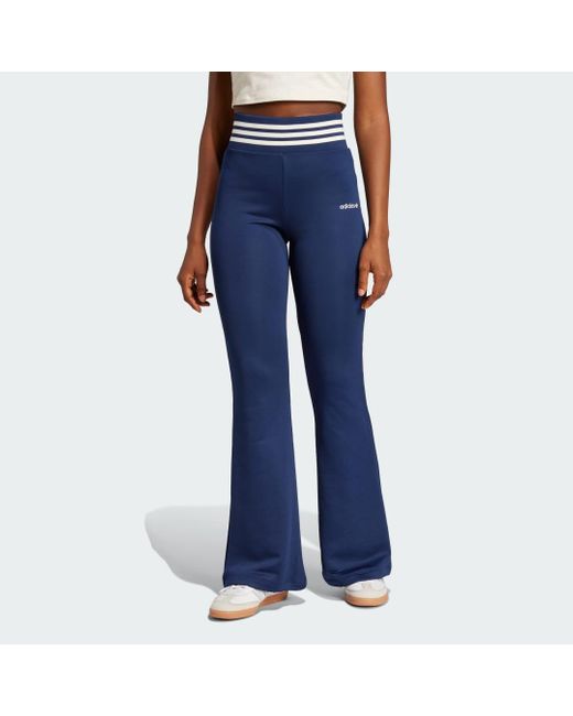 Adidas Blue Flared Pants