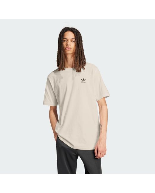Adidas Natural Essential Loose Short Sleeves T-Shirt for men