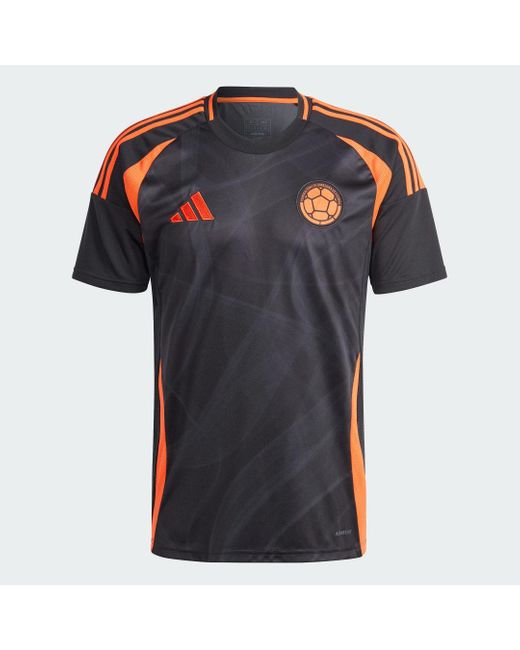 Adidas Black Colombia 24 Away Jersey for men