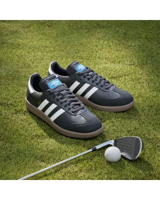 Adidas Black Samba Spikeless Golf Shoes