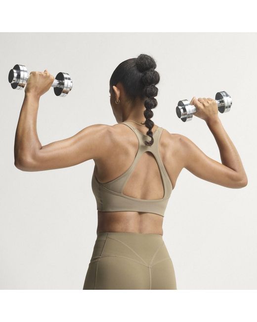 Adidas Green Optime Workout Medium Support Bra