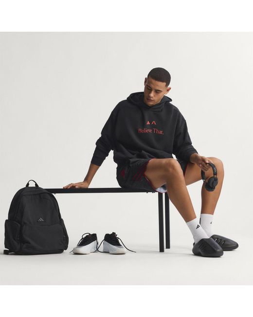 Adidas Black Anthony Edwards Crazy Lite Aop Short for men