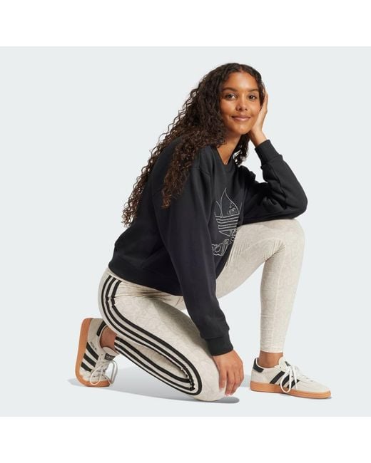 Adidas Originals Natural Snakeskin Allover Print Leggings