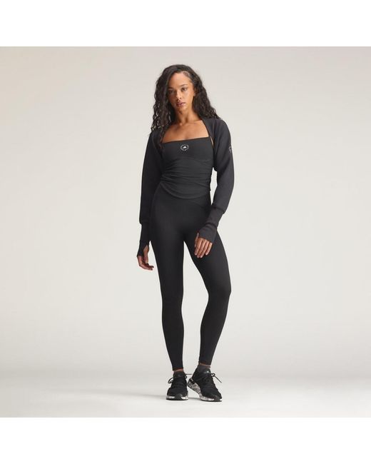 Adidas Black By Stella Mccartney Studio Sweatshirt Shrug