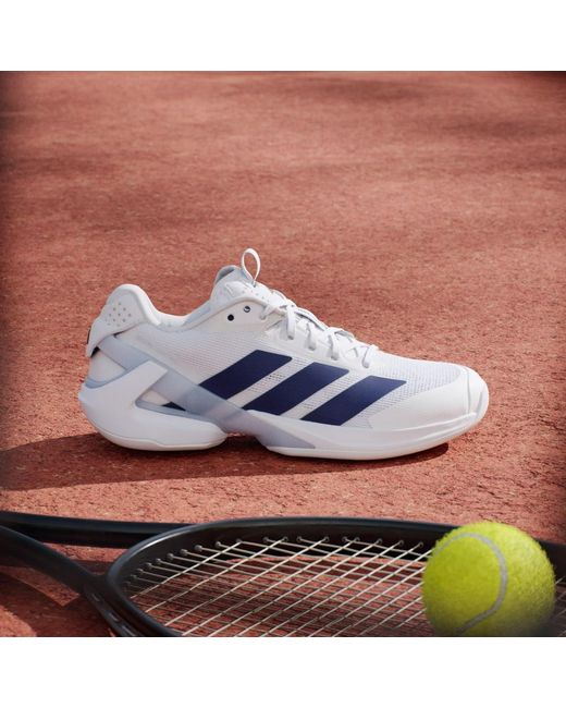 Adidas Blue Adizero Ubersonic 5 Tennis Shoes