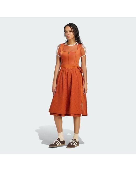 Adidas Orange Originals Dirndl Dress