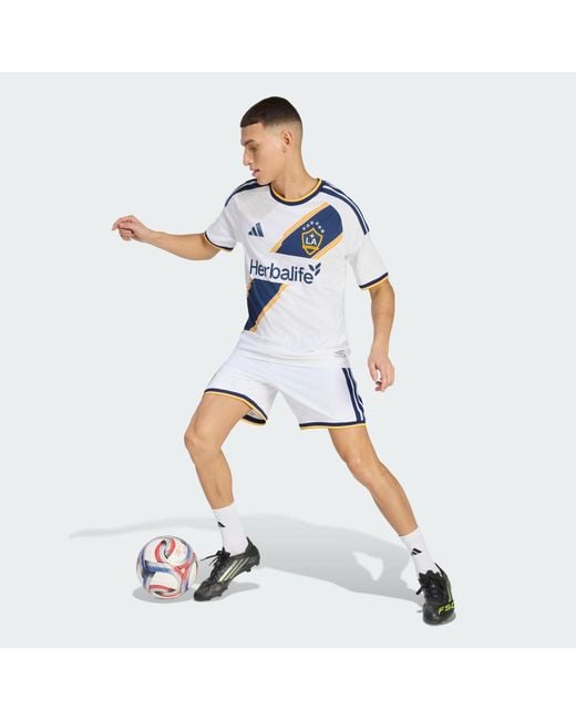 Adidas Blue La Galaxy 26/27 Home Authentic Jersey for men