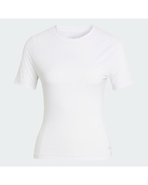 Adidas White Cycling Base Layer Shirt