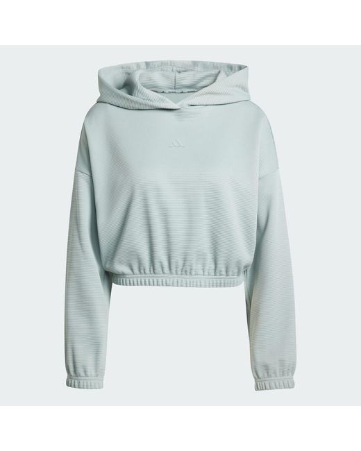 Adidas Blue Yoga Cover-Up