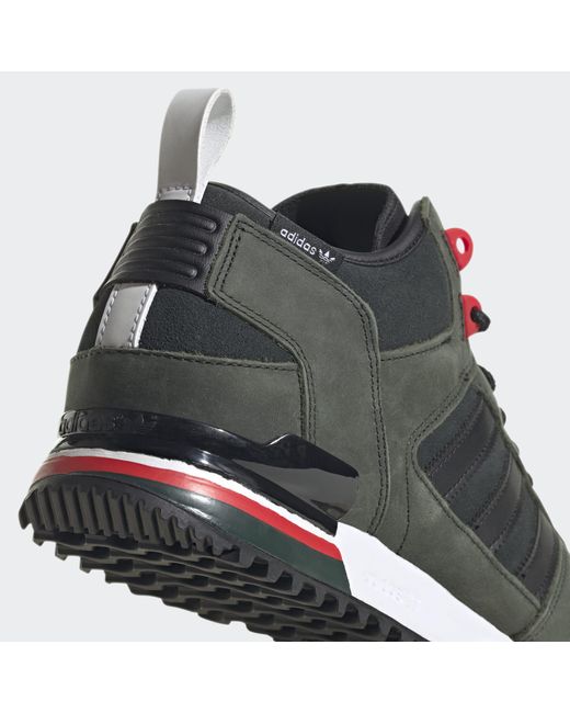 adidas Leather Zx 700 Winter Shoes in Green for Men | Lyst UK