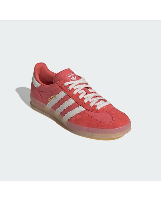 Adidas Red Gazelle Indoor Shoes for men