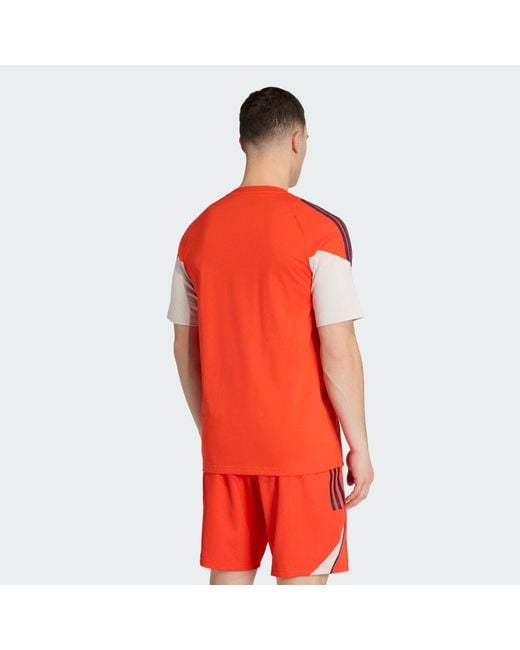 Adidas Red Fc Bayern Tiro 24 Sweat T-Shirt for men