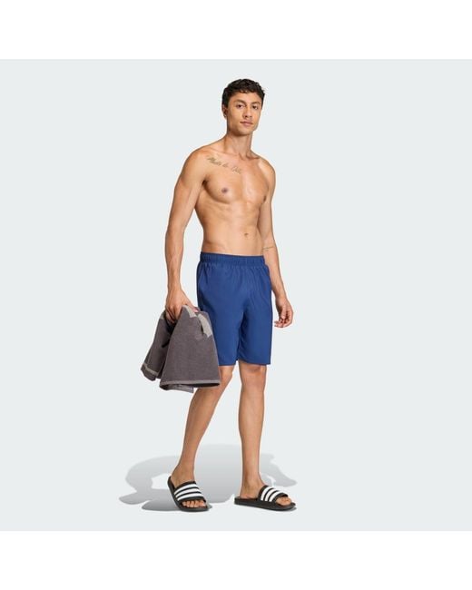 Swim Short 8-Inch di Adidas in Blue da Uomo
