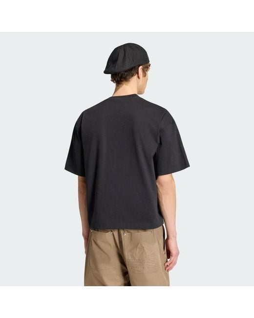 Adidas Black Premium Essentials T-Shirt for men