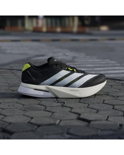 Adidas Black Adizero Boston 13 Shoes for men