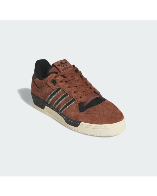 Adidas Brown Rivalry 86 Low Shoes