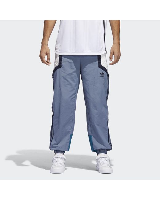 NWT Adidas Tricot JOGGER Pant Mens Training Track Pants 3 Stripe Navy Blue   Inox Wind