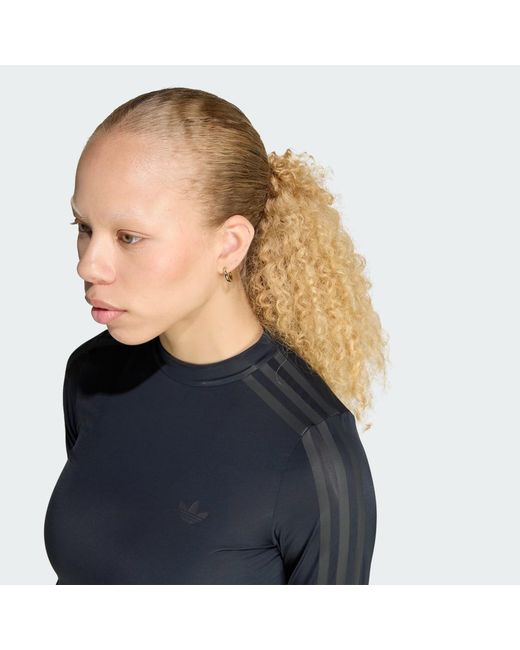 Adidas Blue Originals By Jennie Sheer Long Sleeve Tee