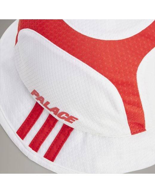 adidas Y-3 Palace Bucket Hat in White | Lyst UK