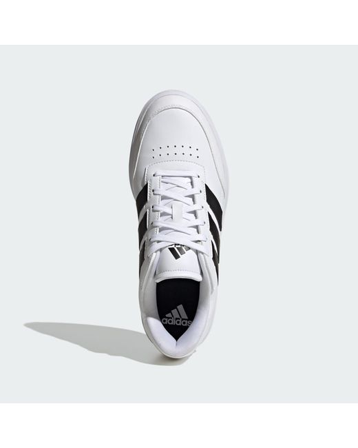 Adidas White Courtblock Shoes