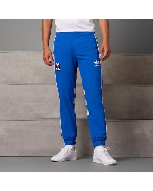 Pantalon de survêtement Olympique Lyonnais 95/96 Originals adidas pour homme  en coloris Bleu | Lyst