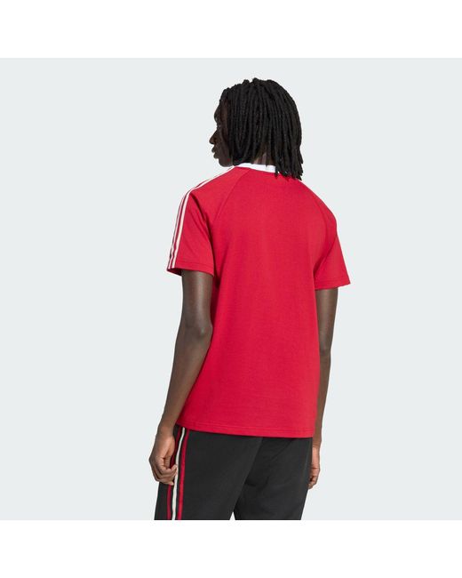 Adidas Red Manchester United Originals T-Shirt for men