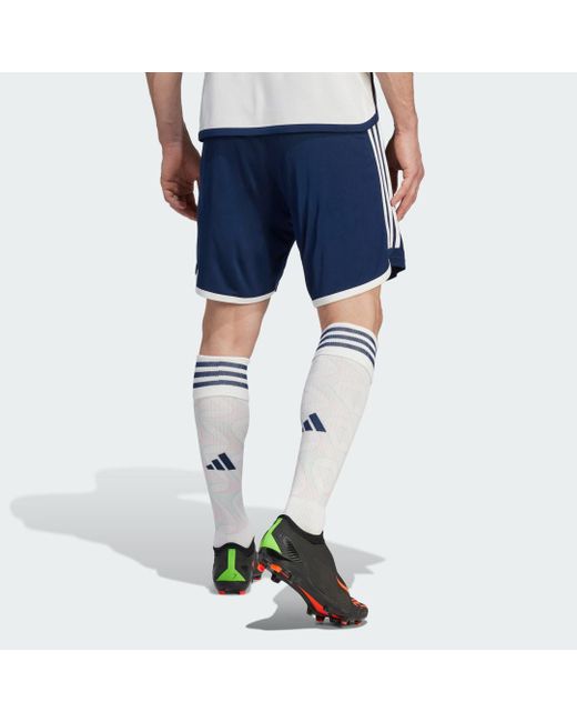 Adidas Blue Ajax Amsterdam 23/24 Away Shorts for men