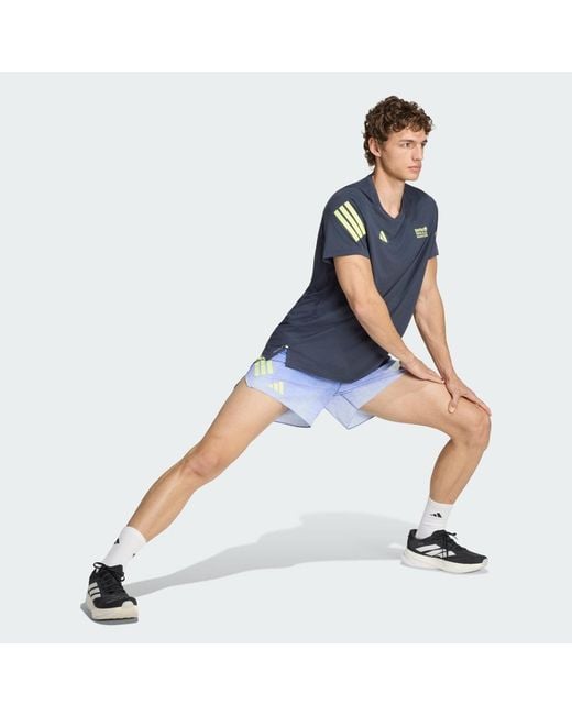 Adidas Blue Bmw Berlin-Marathon 2026 T-Shirt for men