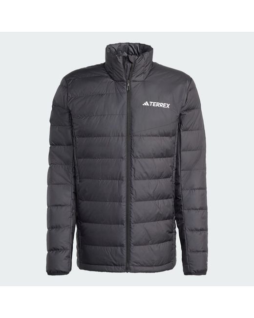 Adidas Gray Terrex Multi Light Down Climawarm Jacket for men