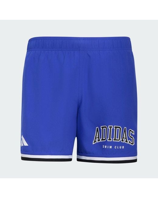 Adidas Blue Logo Swim Short for men