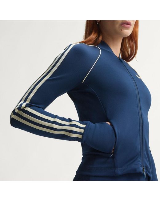 Adidas Blue Originals Sport Superstar Midlayer Shirt