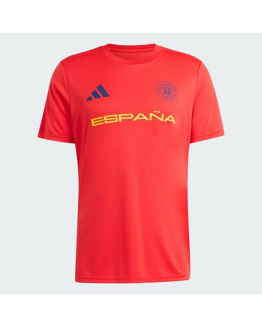 Adidas Red Fifa World Cup 26 Spain Jersey for men
