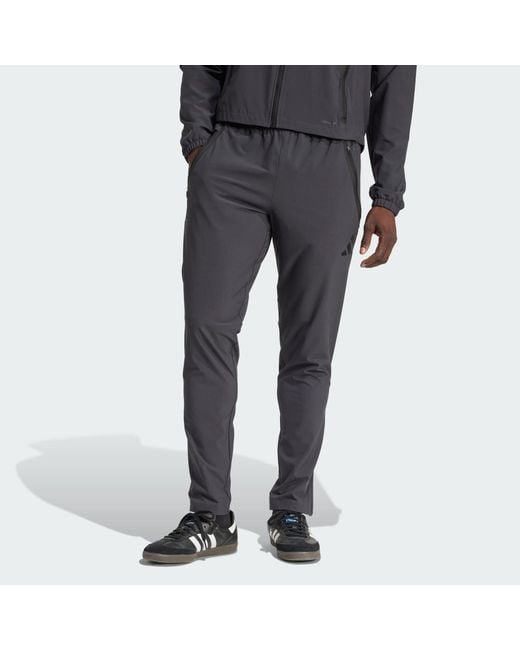 Adidas Gray Arsenal Tiro 25 Competition Vis Tech Travel Pants for men