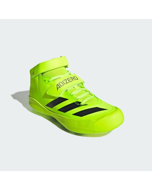 Adidas Yellow Adizero Javelin Running Shoes