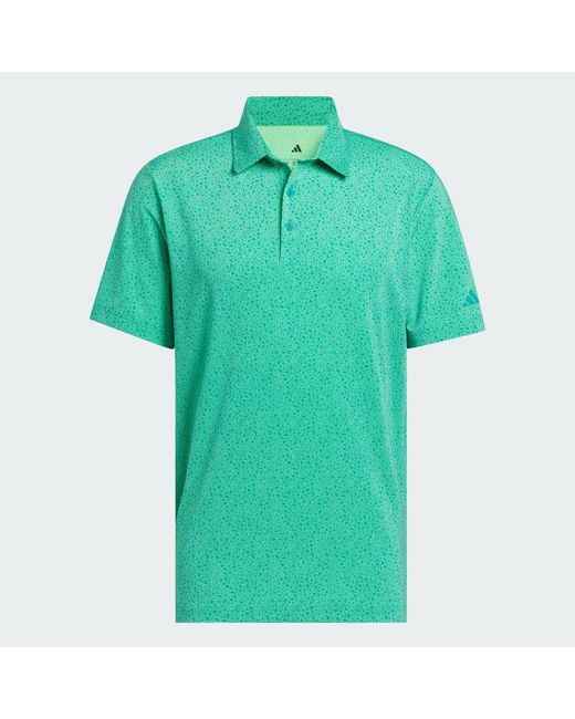 Adidas Green Ultimate365 Mini Bunker Polo Shirt for men