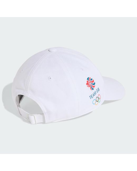 Adidas White Team Gb Cap